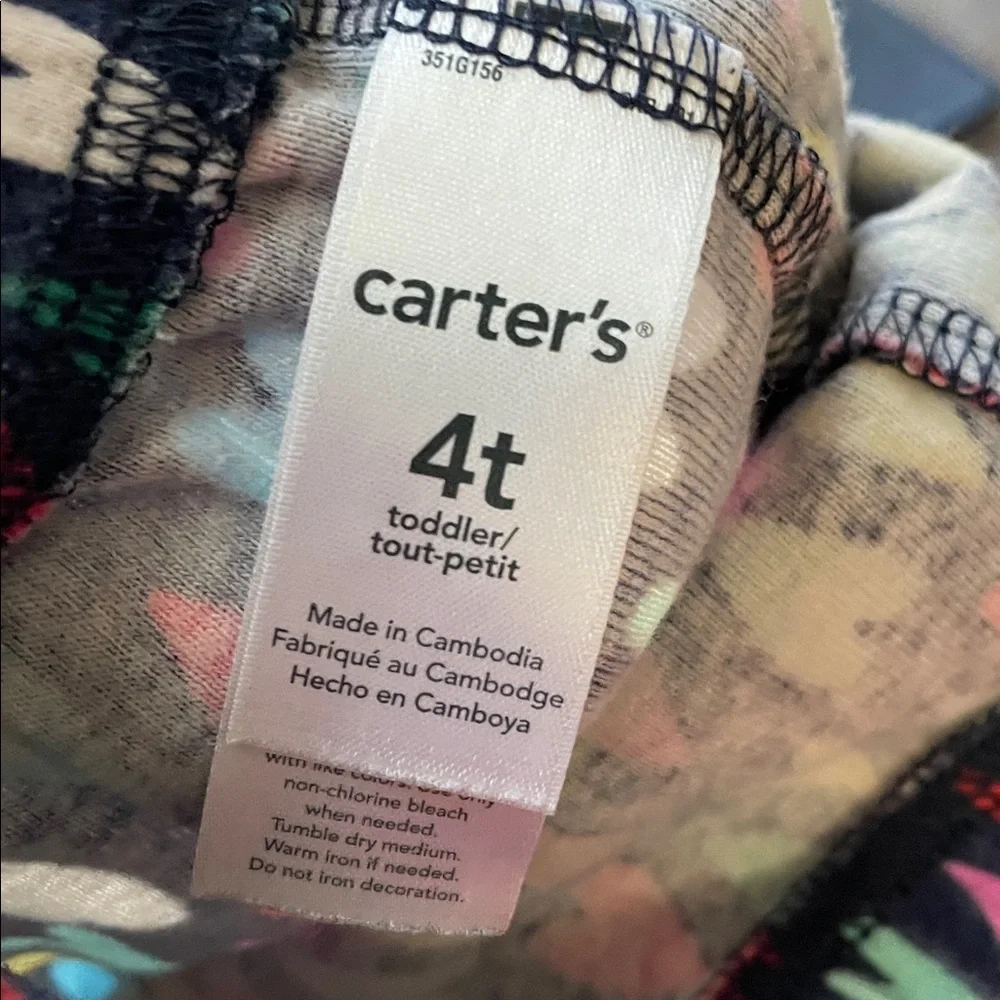 Carter's heart leggings 4T